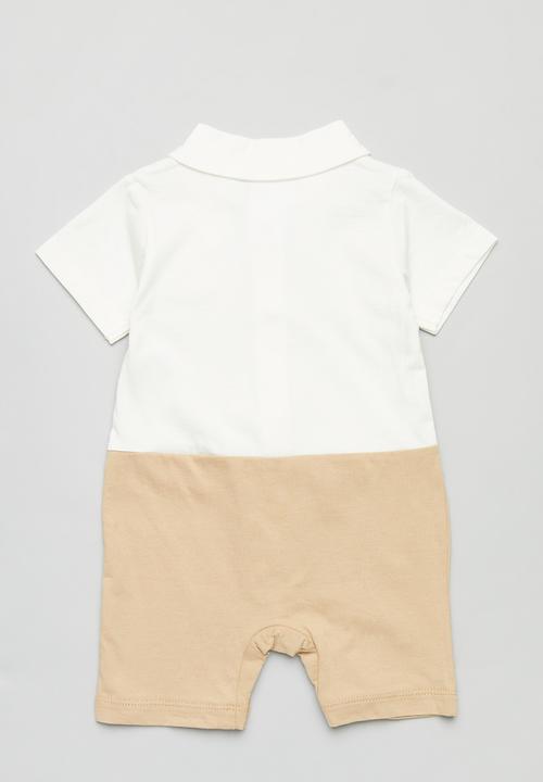 Pop Candy - Baby vest romper - khaki