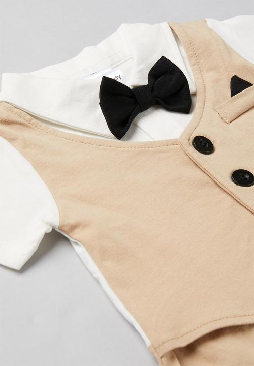 Pop Candy - Baby vest romper - khaki