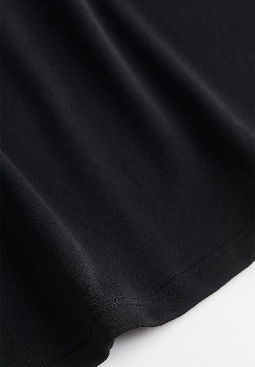 H&M - Strappy crêpe top - black