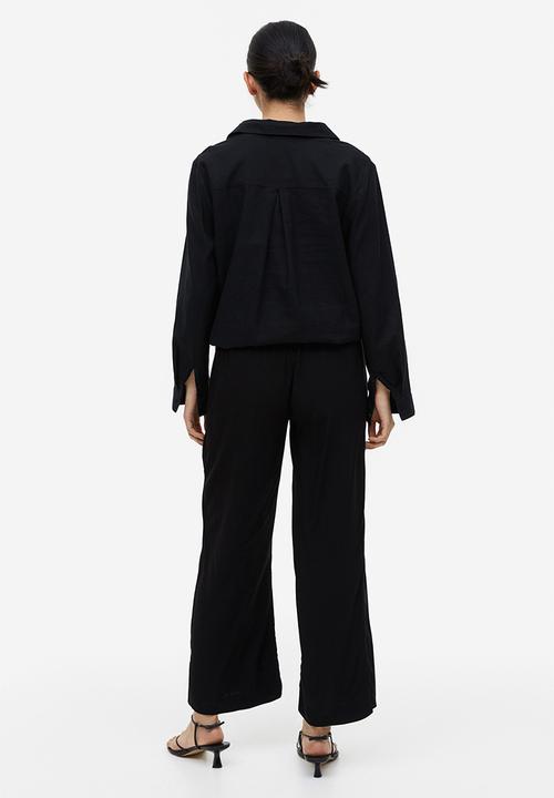 H&M - Mama ankle-length trousers - black
