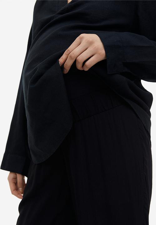 H&M - Mama ankle-length trousers - black