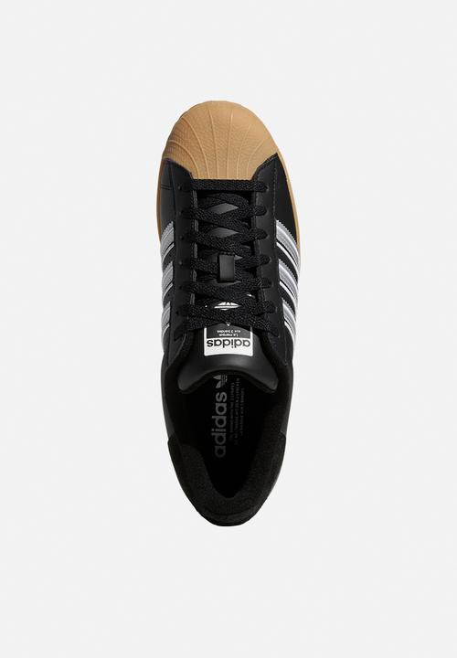 adidas Originals - Superstar - core black/silver metallic/gum
