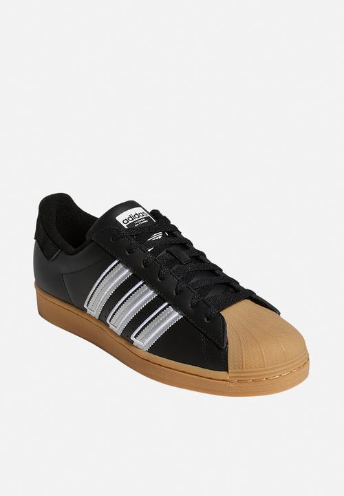 adidas Originals - Superstar - core black/silver metallic/gum