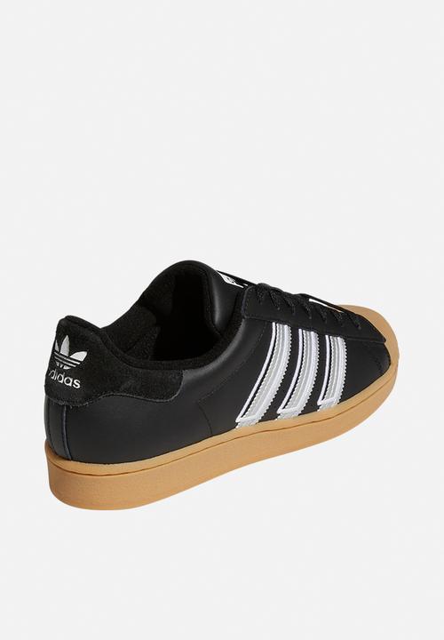 adidas Originals - Superstar - core black/silver metallic/gum