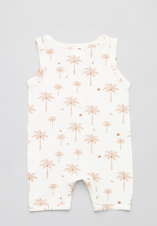 Pop Candy - Baby romper - brown & white