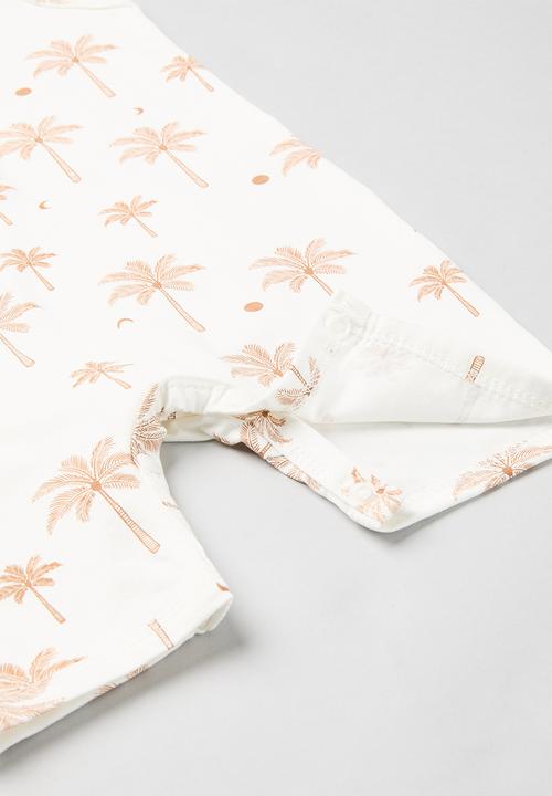 Pop Candy - Baby romper - brown & white