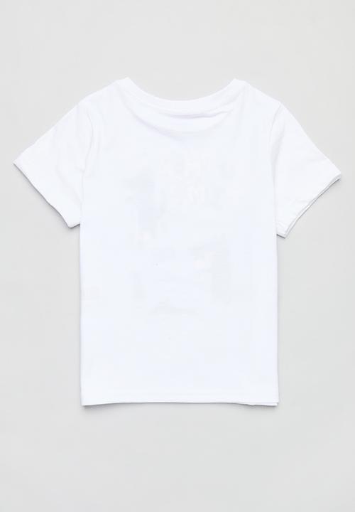 Pop Candy - 2 Pack printed tee - white & grey