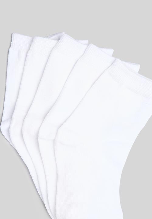 Pop Candy - 5 Pack socks - white