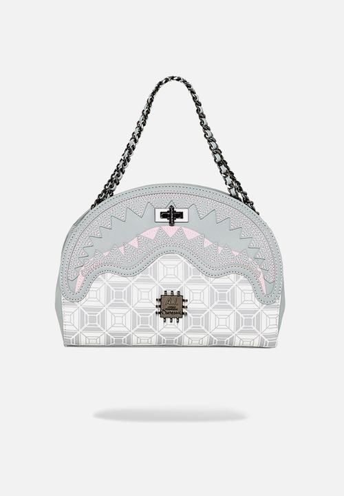 Sprayground - Ai stunna cream shark handbag - grey