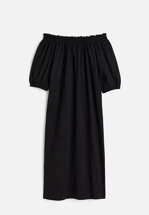 H&M - Off-the-shoulder dress - black