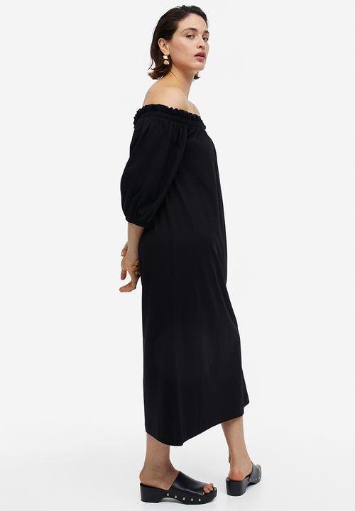 H&M - Off-the-shoulder dress - black