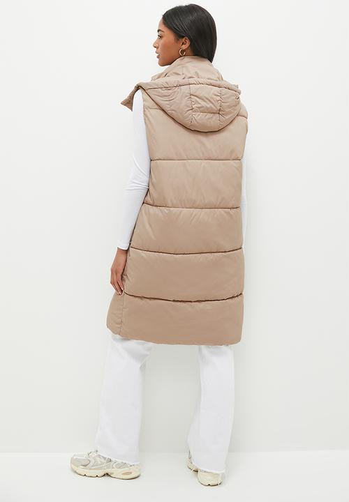 dailyfriday - Longer length gilet - stone