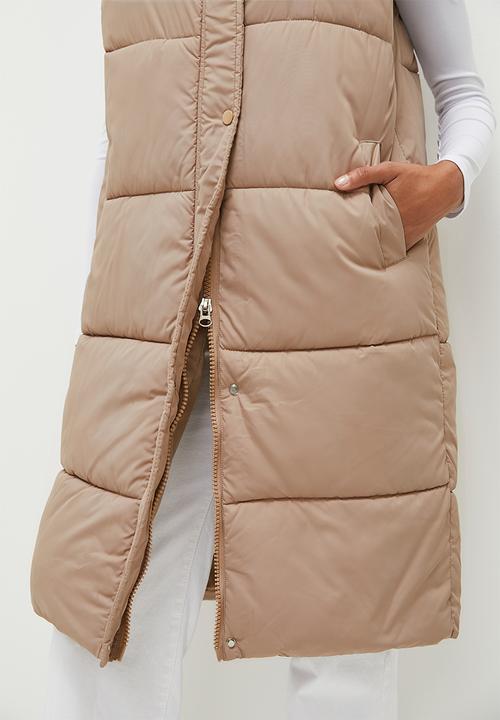 dailyfriday - Longer length gilet - stone