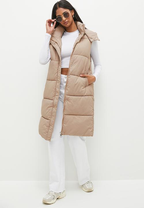 dailyfriday - Longer length gilet - stone