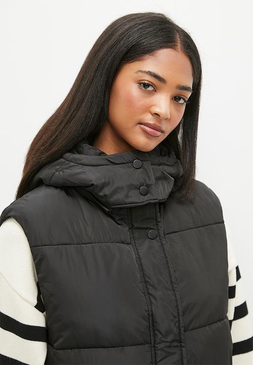 dailyfriday - Longer length gilet - black
