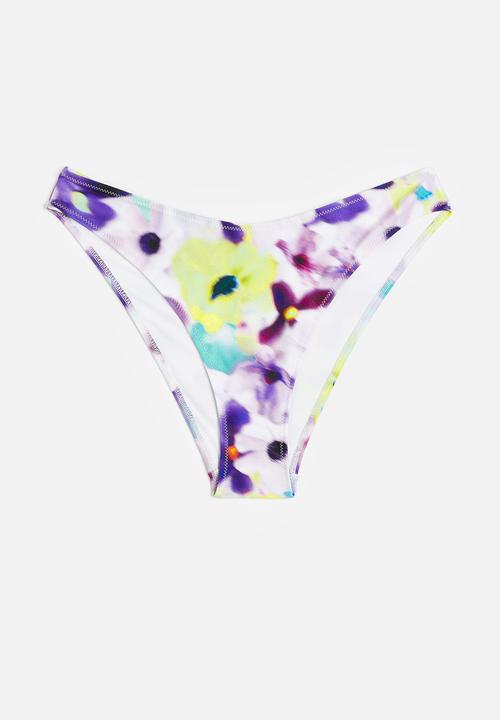 H&M - Bikini bottoms - purple/floral
