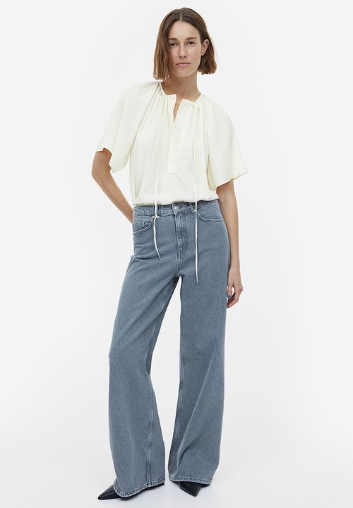 H&M - Oversized blouse - cream