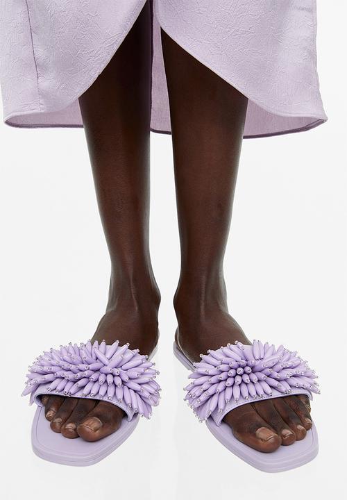 H&M - Beaded mules - light purple