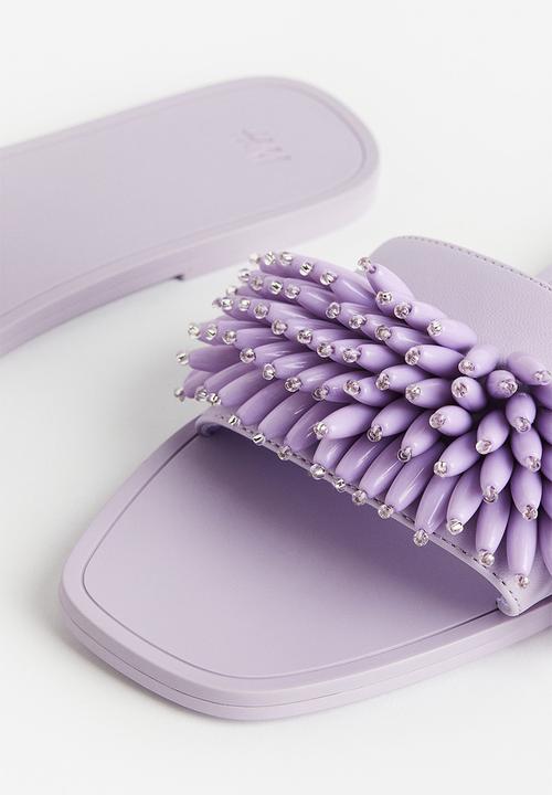 H&M - Beaded mules - light purple