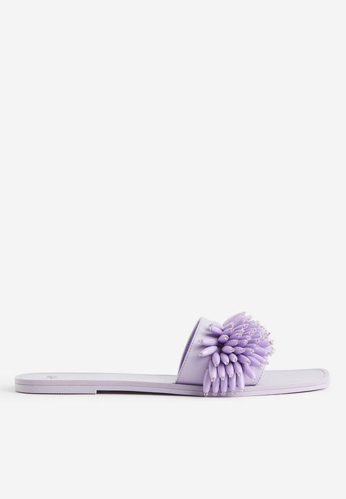 H&M - Beaded mules - light purple