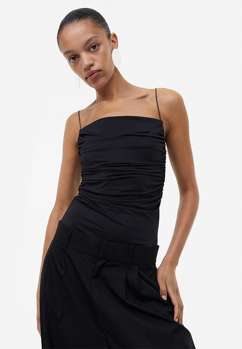 H&M - Draped thong body - black