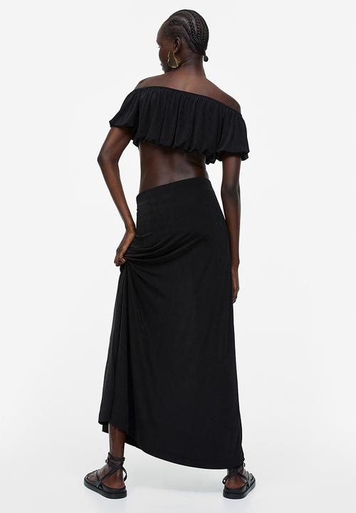H&M - Jersey skirt - black