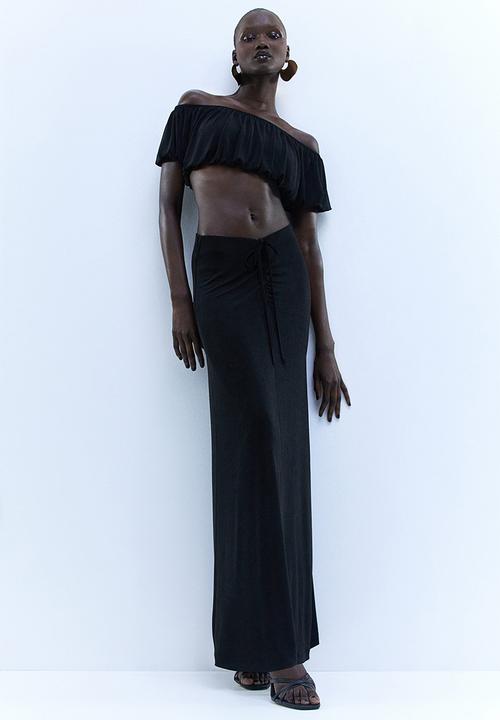 H&M - Jersey skirt - black