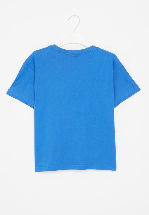 Pop Candy - Basic crew tee - blue