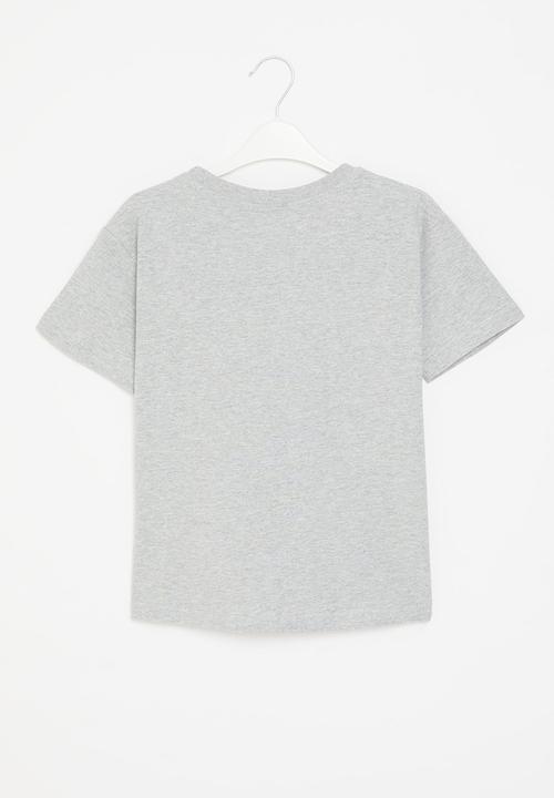 Pop Candy - Basic crew tee - grey