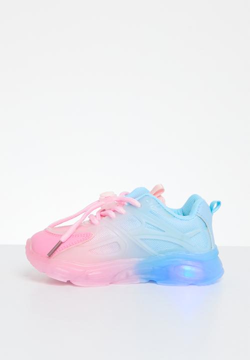 Pop Candy - Lace up sneakers - pink &  blue