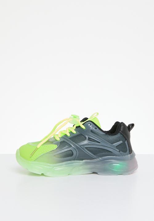 Pop Candy - Lace up sneakers - green &  black