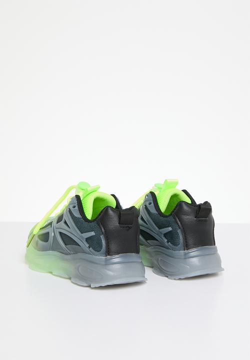 Pop Candy - Lace up sneakers - green &  black