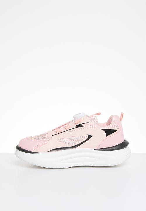 Pop Candy - Rotating buckle sneakers - pink & black