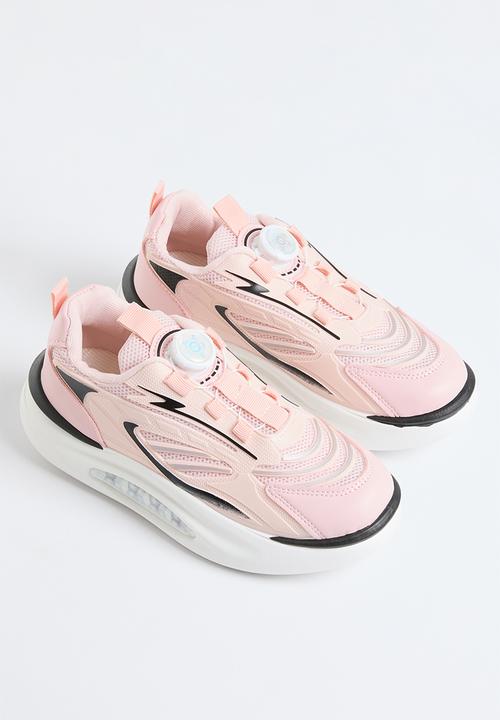Pop Candy - Rotating buckle sneakers - pink & black