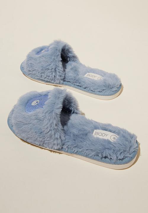Cotton On - Novelty slide slipper - care bears blue
