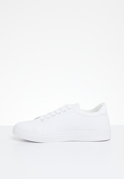 Pop Candy - Lace up sneakers-white