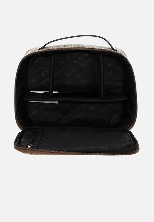 GUESS - Breta cosmetic organizer case - latte log brown 