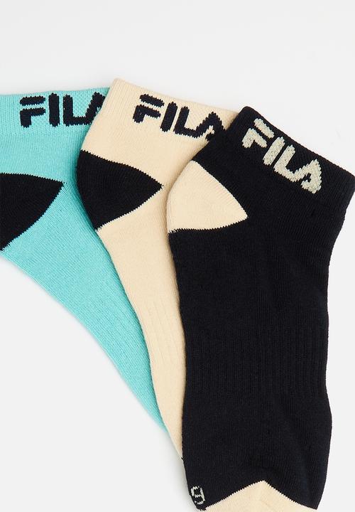 FILA - Robert ankle sock 3 pack - peacoat/egret/blue glass