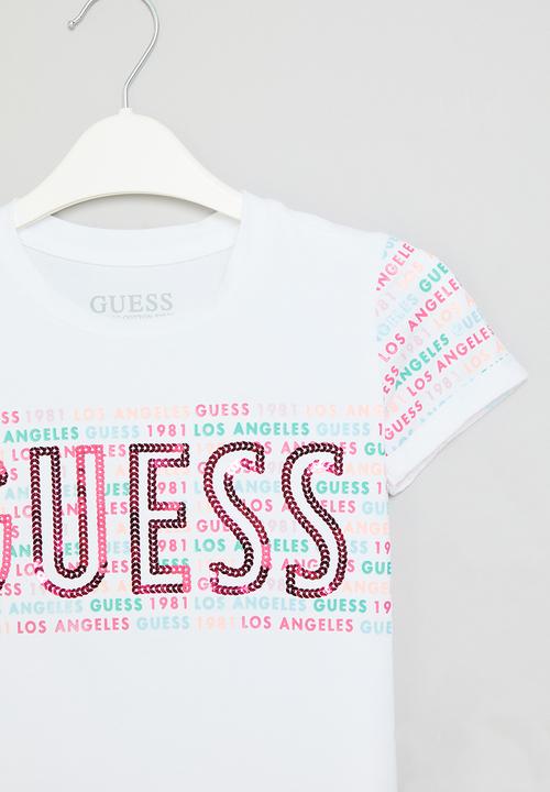 GUESS - Short sleeve T-shirt - pure white