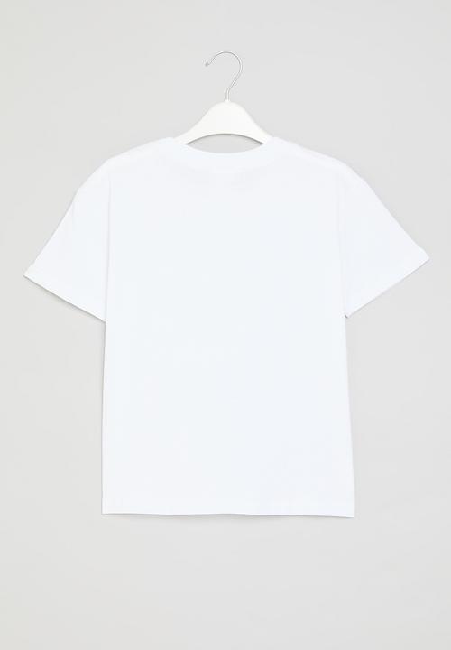 Pop Candy - Basic crew tee - white