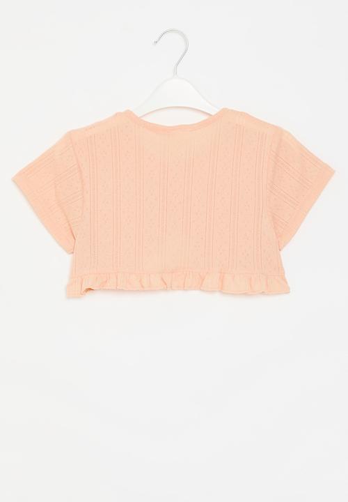 Pop Candy - Frilled top - orange
