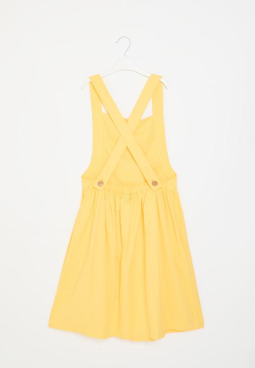 POLO - Girls sabrian pinafore - yellow