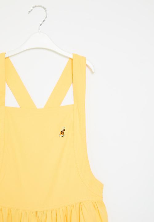 POLO - Girls sabrian pinafore - yellow
