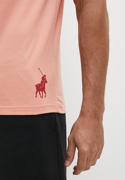 POLO - Men sport short sleeve blurred tee - pink