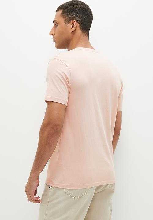 POLO - Mens v neck short sleeve tee - pink
