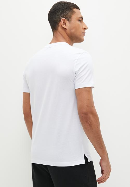 POLO - Men sport short sleeve logo tee - white