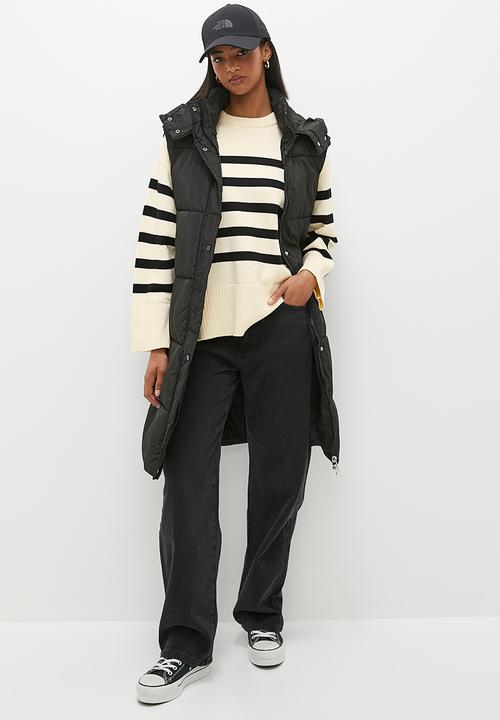 dailyfriday - Stripe jumper - black & ecru