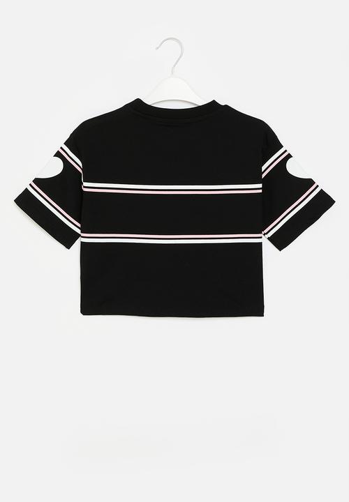 GUESS - Midi short sleeve T-shirt - jet black 