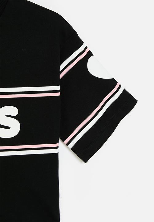 GUESS - Midi short sleeve T-shirt - jet black 