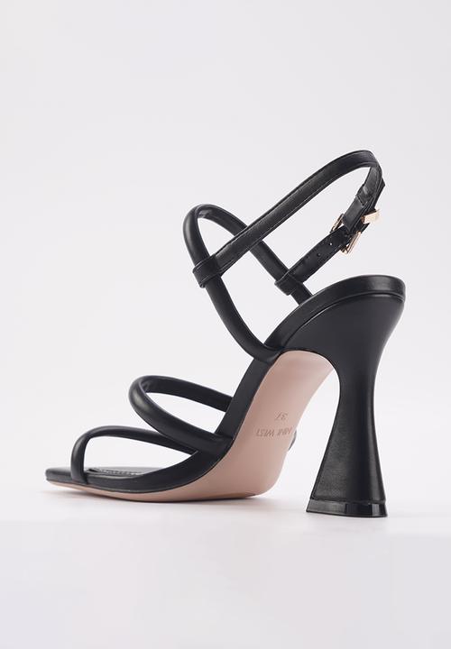 Nine West - Glanze strappy heel sandal - black